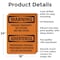 Signmission Private Property No Sitting On The Steps OSHA Warning Sign, Aluminum, 18in W x 24in L, 2PK OS-2PACK-WS-A-1824-L-12778 - alternate 6
